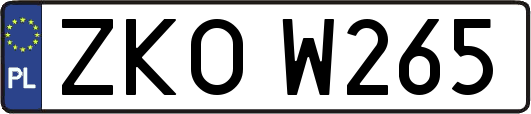 ZKOW265