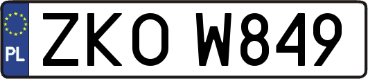 ZKOW849