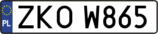 ZKOW865