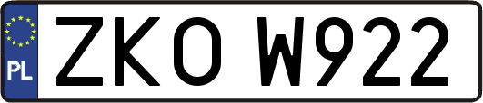 ZKOW922