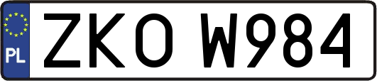 ZKOW984