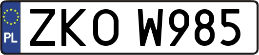 ZKOW985