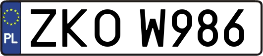 ZKOW986