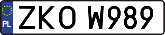 ZKOW989