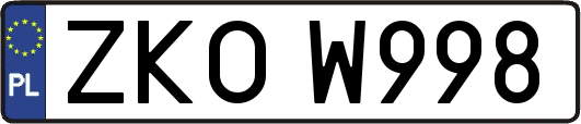 ZKOW998