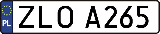 ZLOA265