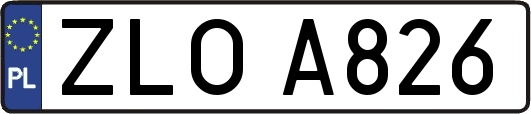 ZLOA826