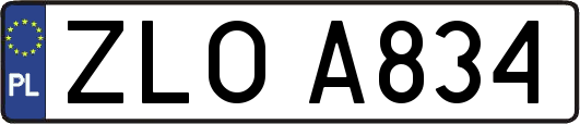 ZLOA834