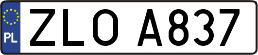 ZLOA837