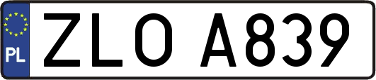 ZLOA839