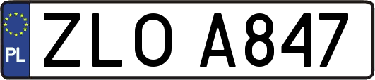 ZLOA847