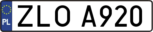 ZLOA920