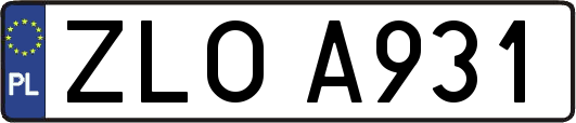 ZLOA931