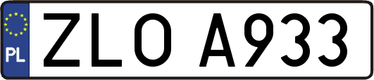 ZLOA933