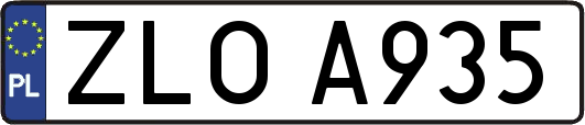 ZLOA935