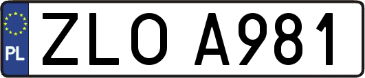 ZLOA981