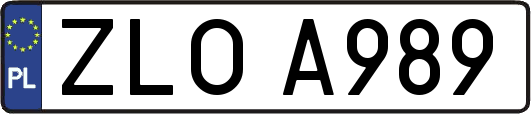 ZLOA989