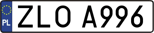 ZLOA996