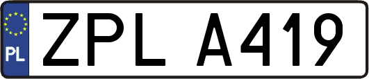 ZPLA419