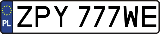 ZPY777WE