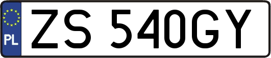 ZS540GY