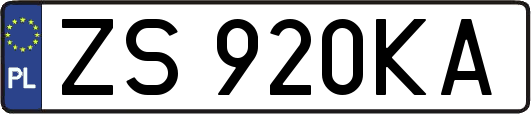 ZS920KA