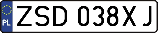 ZSD038XJ