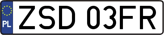 ZSD03FR