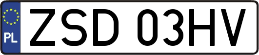 ZSD03HV