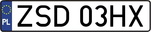 ZSD03HX