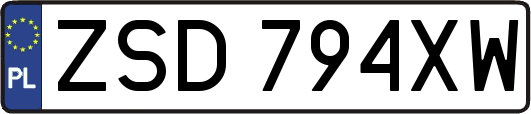 ZSD794XW