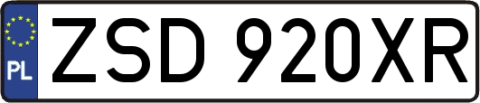 ZSD920XR