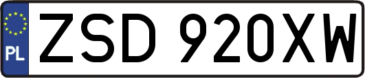ZSD920XW