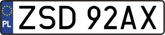 ZSD92AX