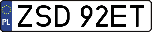 ZSD92ET