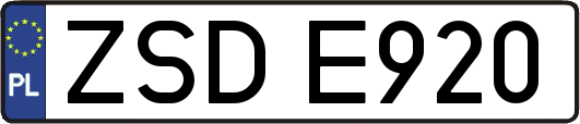 ZSDE920