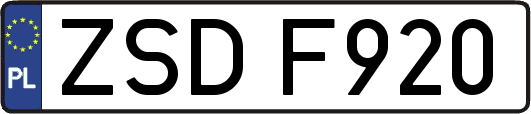 ZSDF920