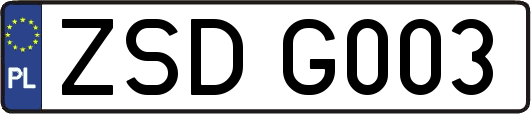 ZSDG003