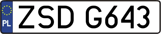 ZSDG643