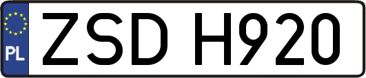 ZSDH920