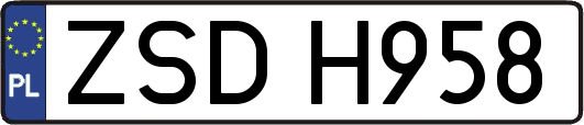 ZSDH958