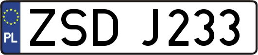 ZSDJ233