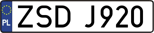 ZSDJ920