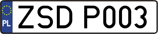ZSDP003