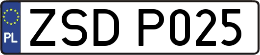 ZSDP025
