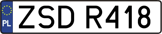 ZSDR418