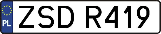 ZSDR419