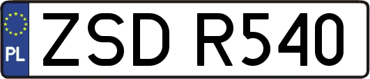 ZSDR540