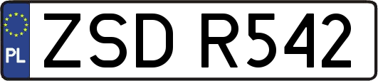 ZSDR542