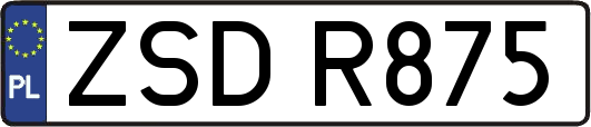 ZSDR875